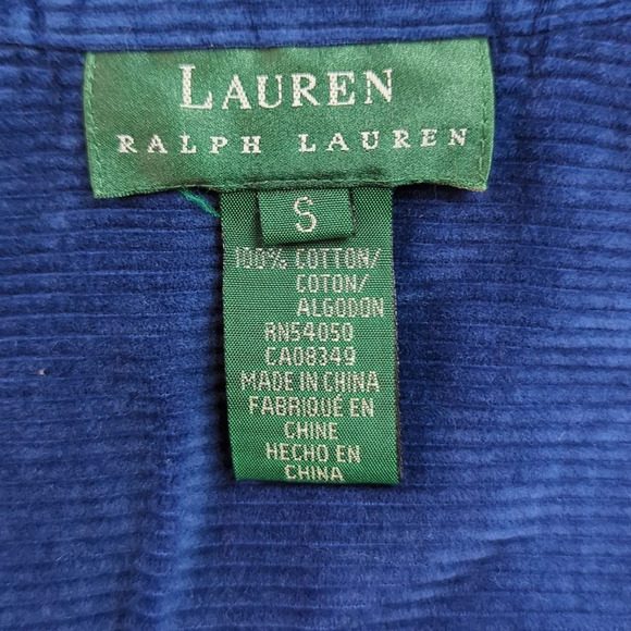 Lauren Ralph Lauren Vintage Corduroy zip jacket. Small. EUC - Picture 5 of 6